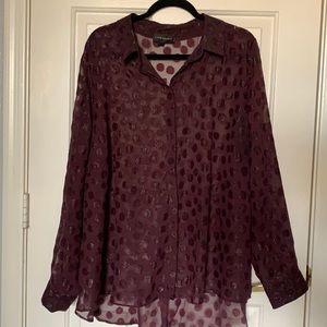 Sparkly Polka Dot Blouse